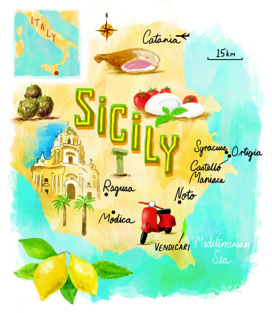 Sicilië oostkust