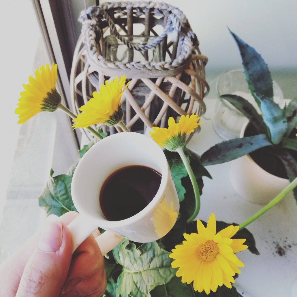 koffie bloemen